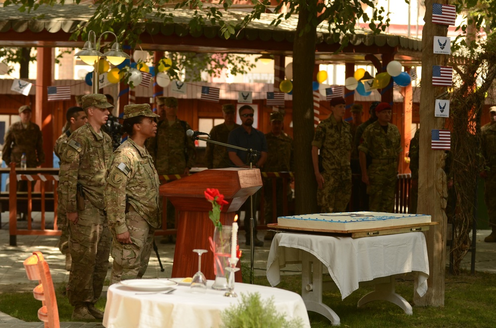 ISAF celebrates U.S. Air Force’s 66th birthday in Kabul