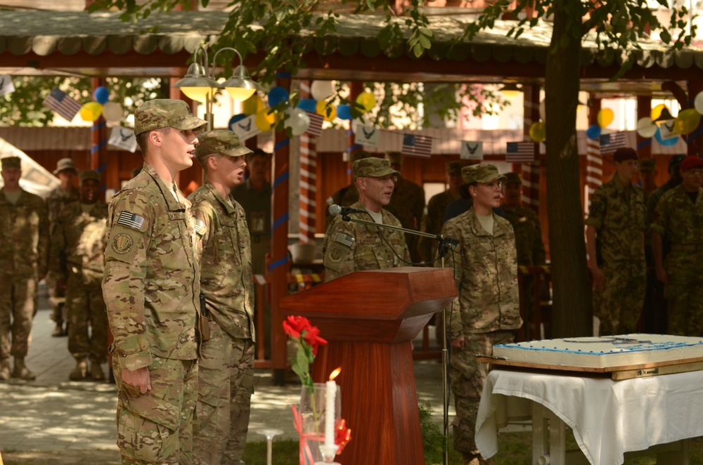 ISAF celebrates U.S. Air Force’s 66th birthday in Kabul