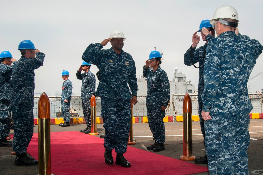 Rear Adm. Ponds visits Peleliu