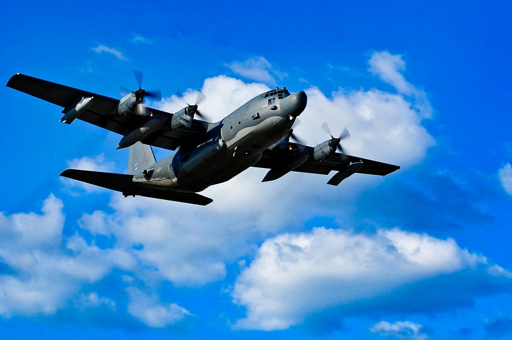 MC-130H takes flight