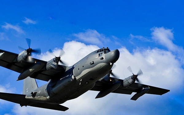 MC-130H takes flight