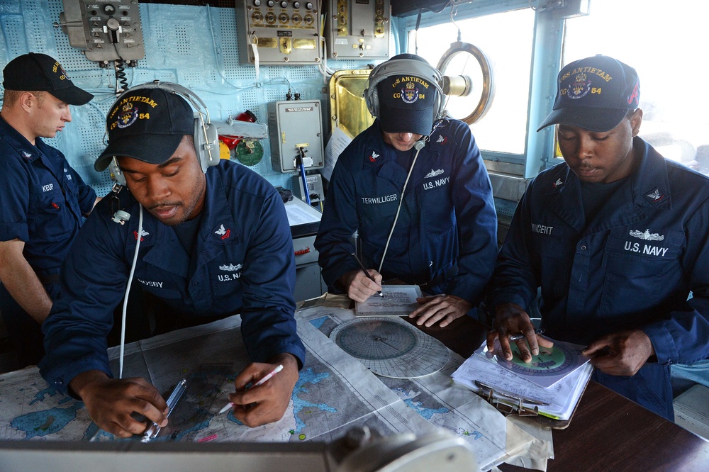 USS Antietam operations