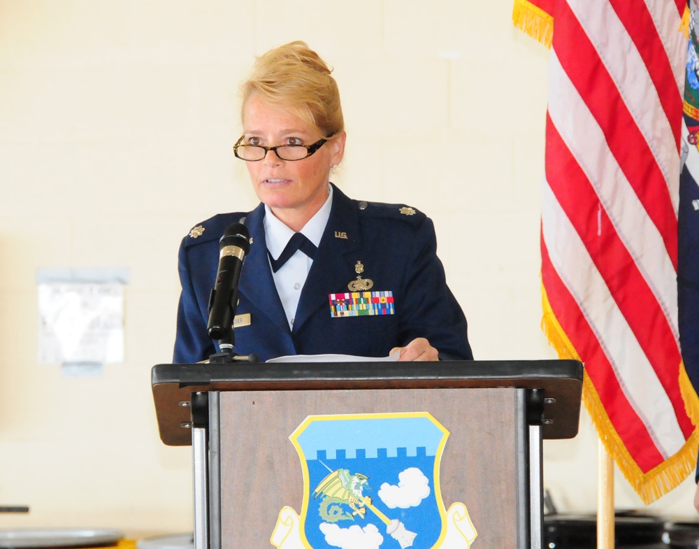 Lt. Col. Emily Desrosier takes command of the 107th Medical Group