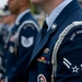 Base honor guard shows respects