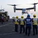 Osprey lands on HMS Illustrious