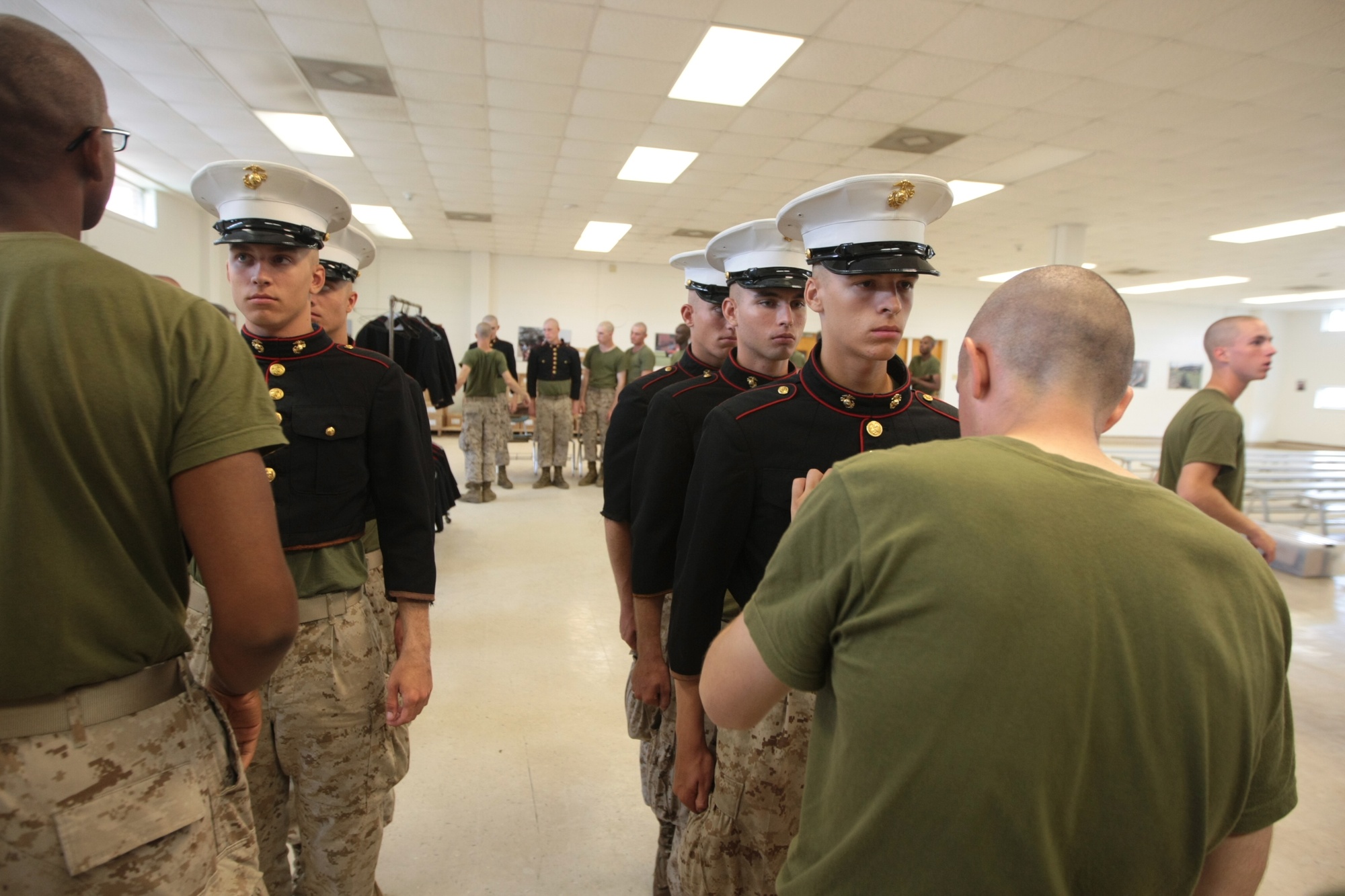 DVIDS - Images - Photo Gallery: Marine recruits dress in iconic blues for  Parris Island boot camp [Image 10 of 13]