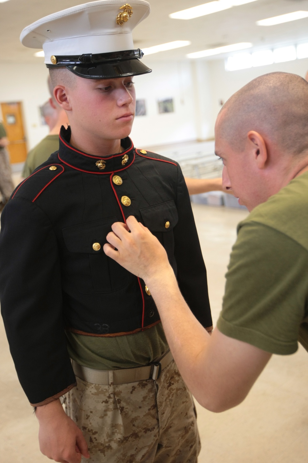 DVIDS Images Photo Gallery Marine recruits dress in iconic blues