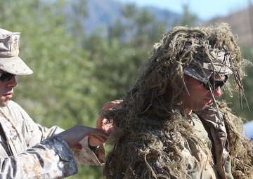 Marines conduct sniper training alongside British counterparts