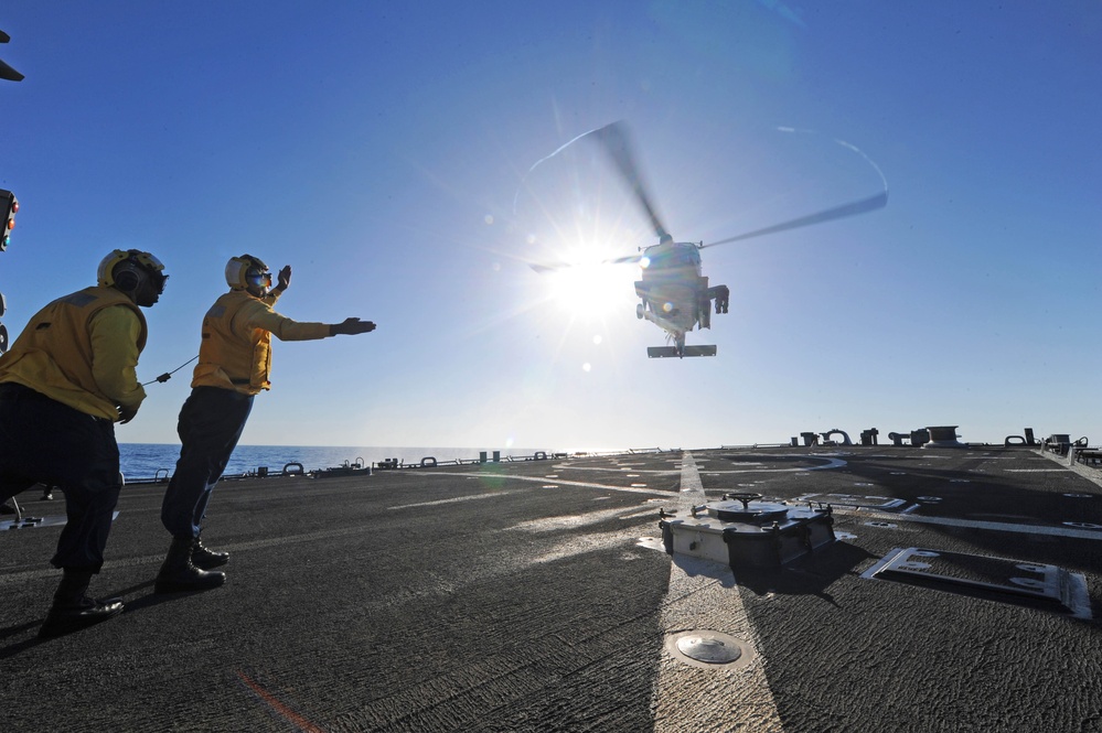 USS Ramage operations