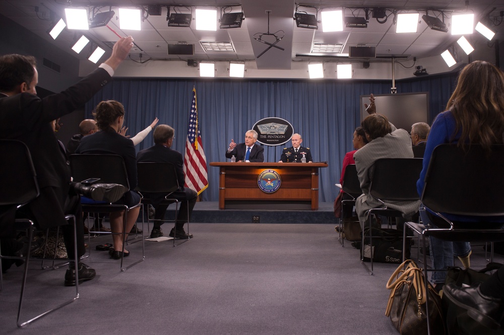 Joint press conference at Pentagon