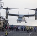 Osprey lands aboard UK vessel