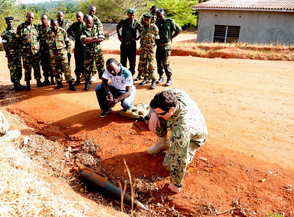 Humanitarian mine action with Burundi National Defense Force