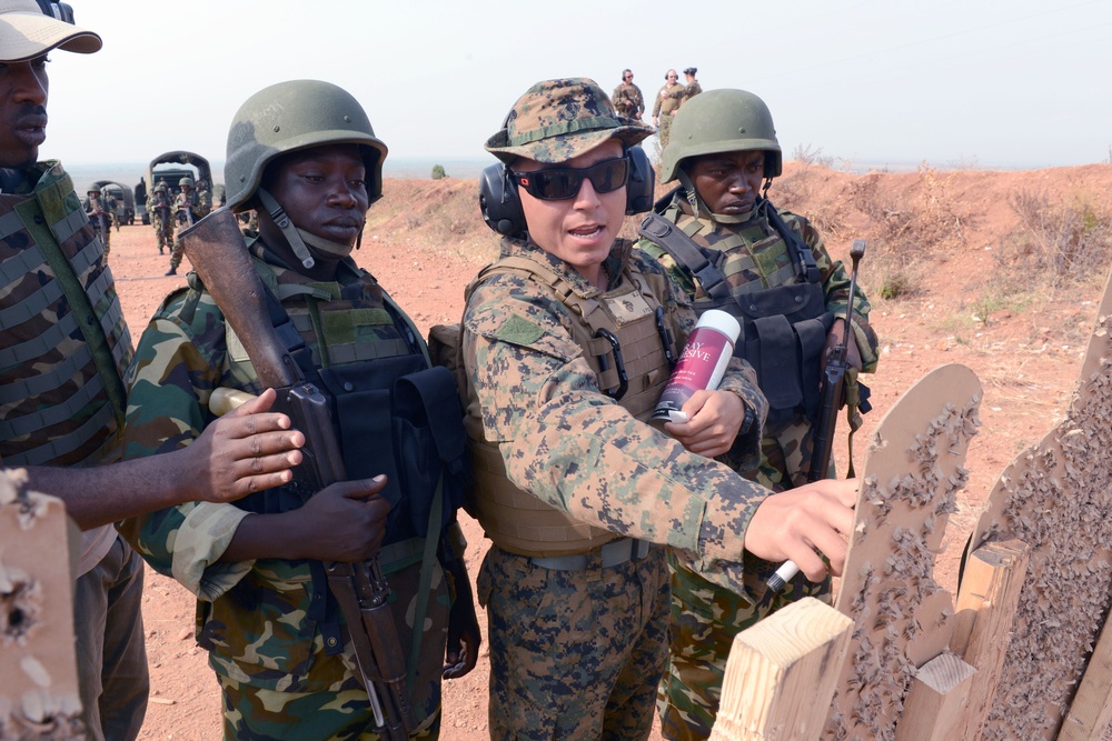 Special-Purpose Marine Air-Ground Task Force Africa 13 in Mudubugu, Burundi.