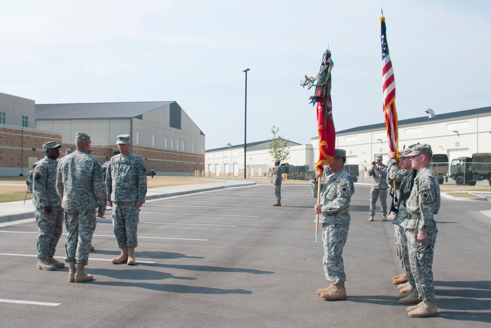 120th Engineer Battalion change of command ceremony