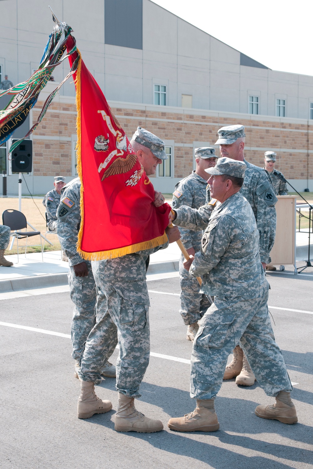 120th Engineer Battalion change of command ceremony