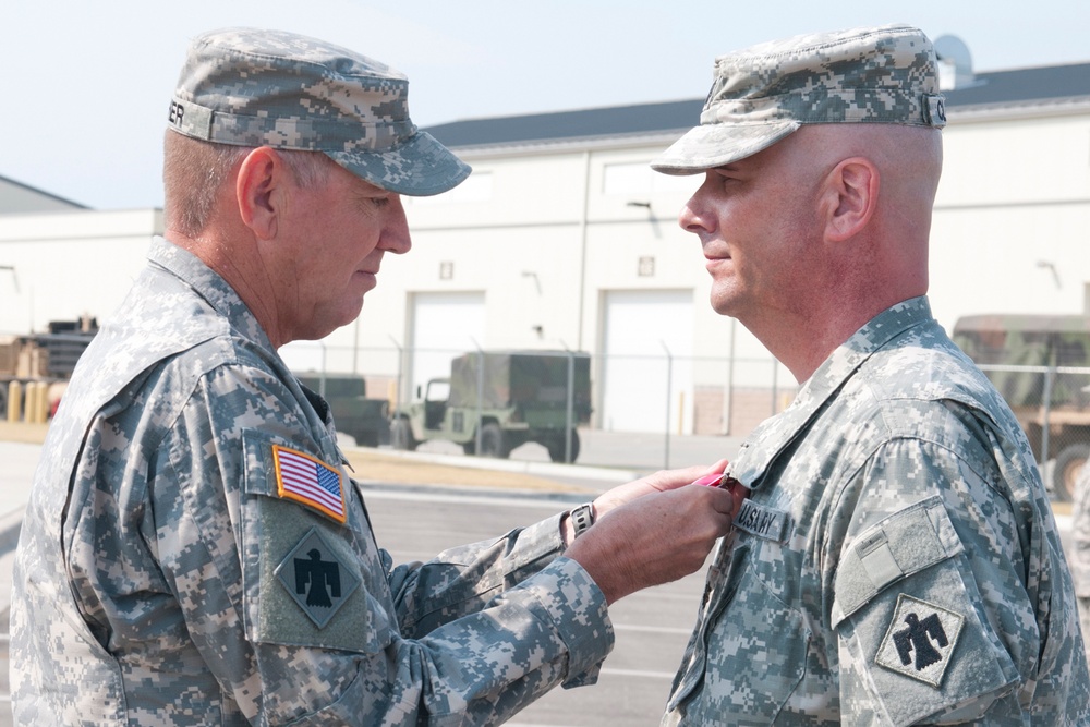 120th Engineer Battalion change of command ceremony