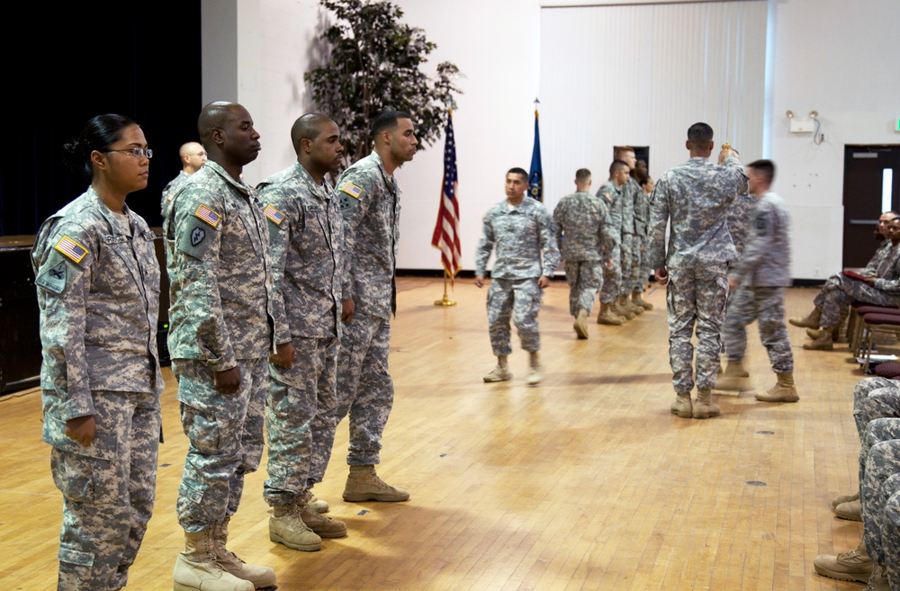 NCO induction ceremony