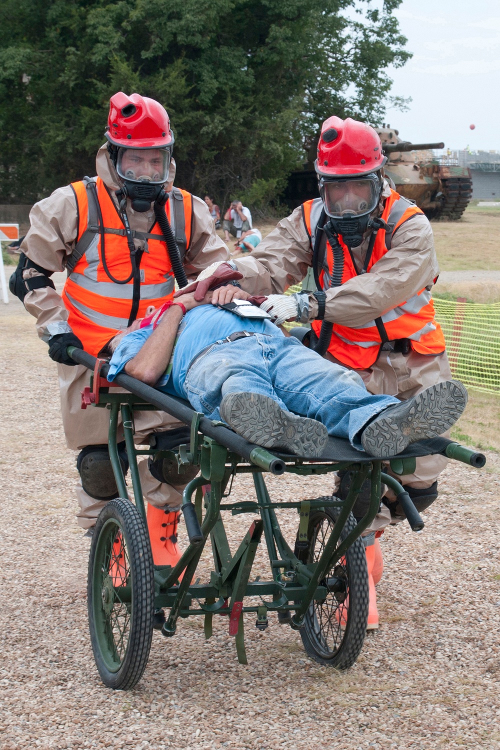 Always ready, always there; National Guard and civilian authorities conduct disaster relief training