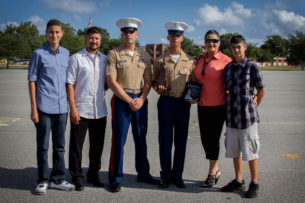 Florida Marine Graduates as Company Honor Graduate