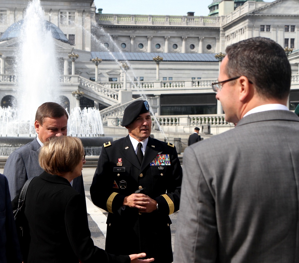 Lithuanian officials continue partnership with Pennsylvania National Guard