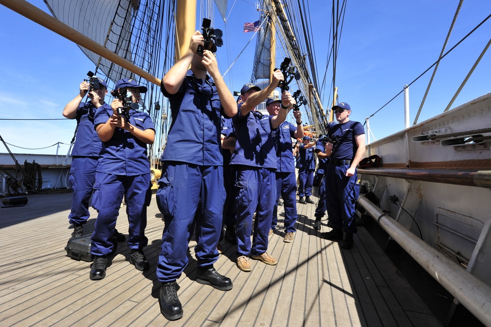 Coast Guard Barque Eagle fall 2013 OCS Deployment