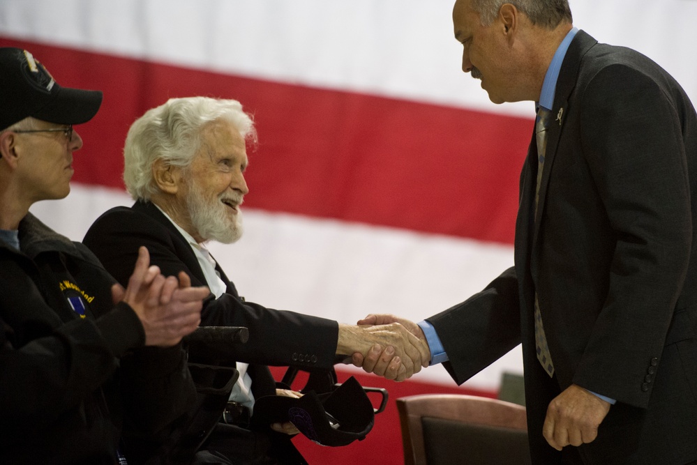 Valorous veteran: WWII hero honored