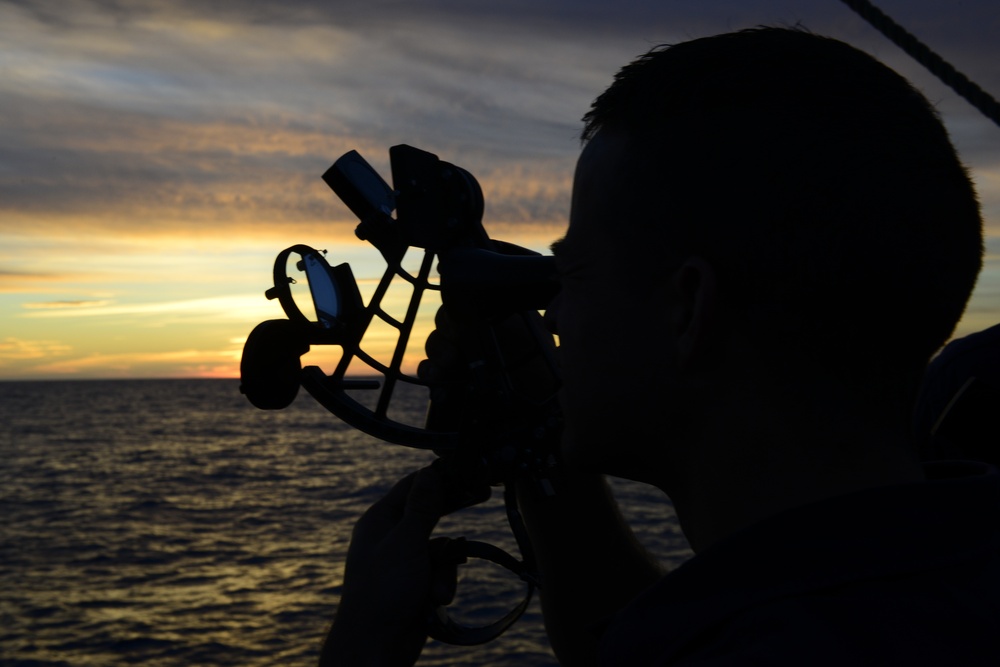 Coast Guard Barque Eagle fall 2013 OCS Deployment