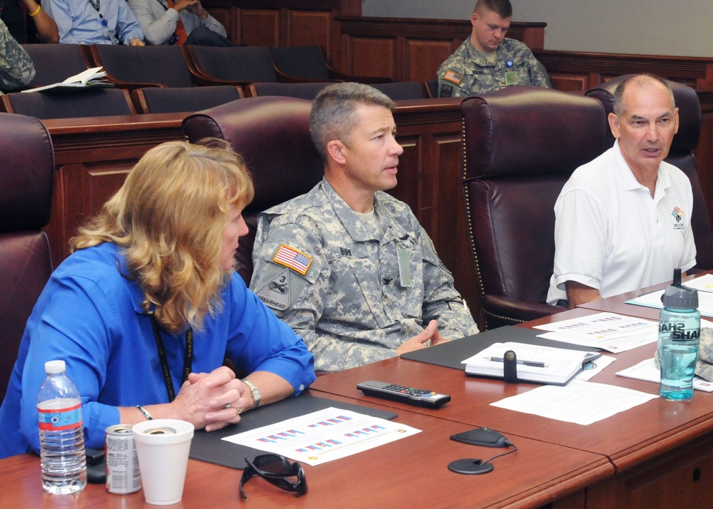 Army North provost marshal conducts table top discussion on force protection