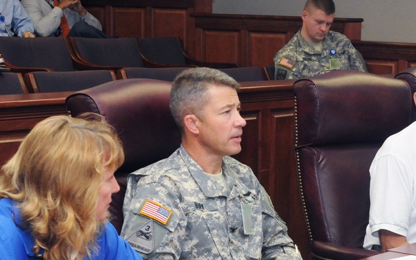 Army North provost marshal conducts table top discussion on force protection