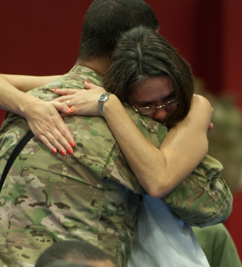 'Blue Watch' families bid farewell to deploying soldiers