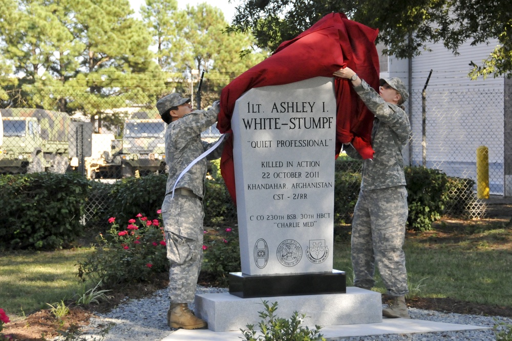 N.C. National Guard Soldiers Honor Fallen Comrade with Memorial