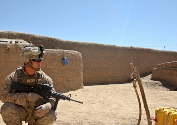 ANA and Coalition Forces patrol Barrmo