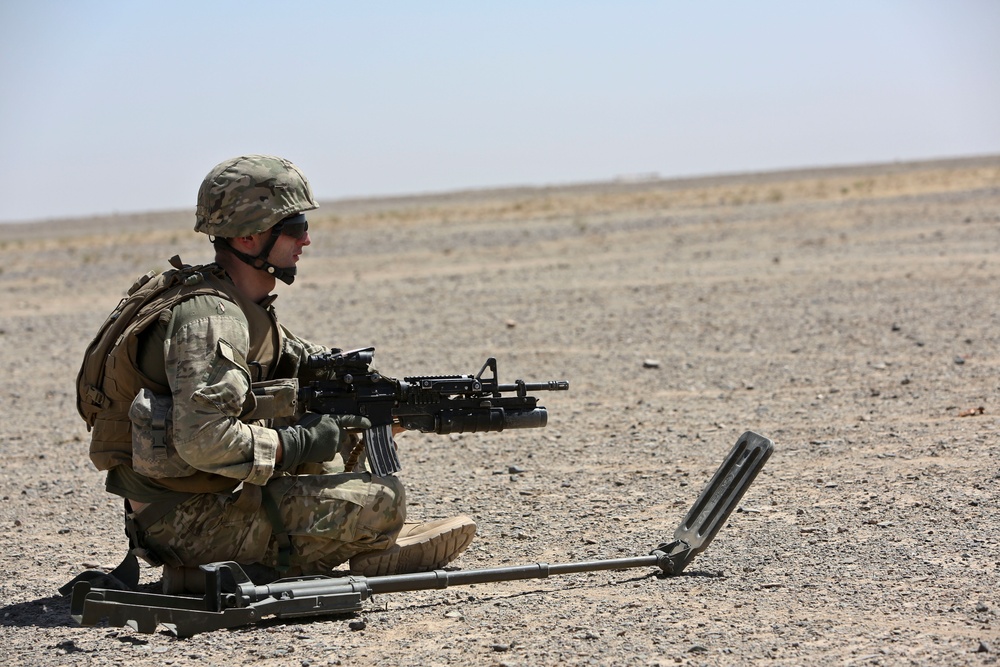 ANA and Coalition Forces patrol Barrmo