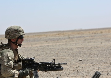 ANA and Coalition Forces patrol Barrmo