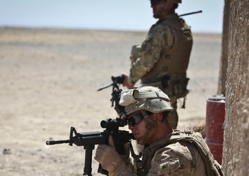 ANA and Coalition Forces patrol Barrmo