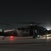 Flight line at night