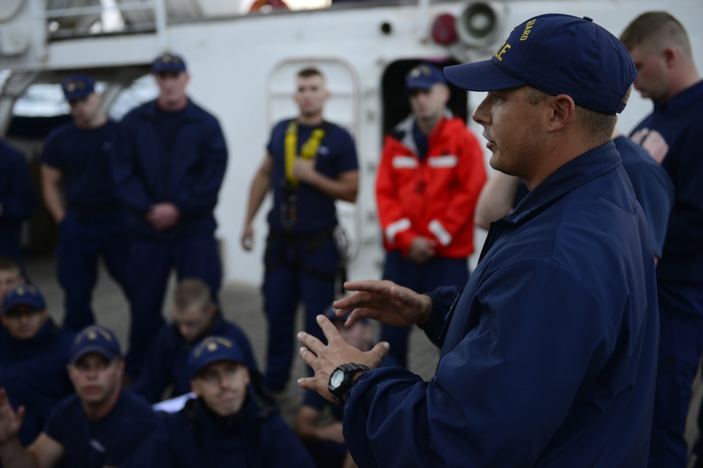 Coast Guard Barque Eagle fall 2013 OCS Deployment