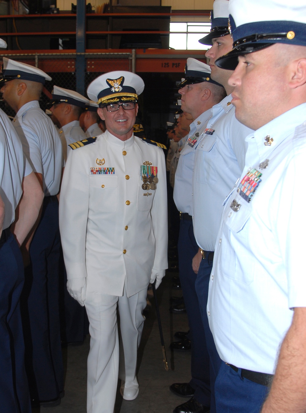 Coast Guard Port Security Unit 312 holds change of command ceremony