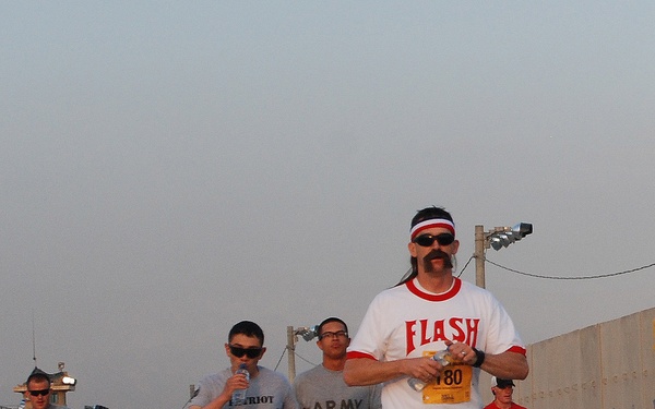 Bagram Air Field shadow run for the Army Ten-Miler