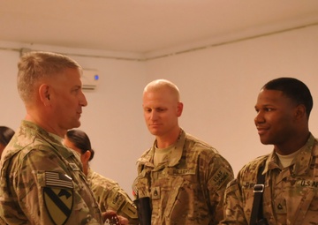 SMA visits FOB Apache