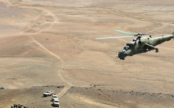 Afghan forces learn air to ground integration