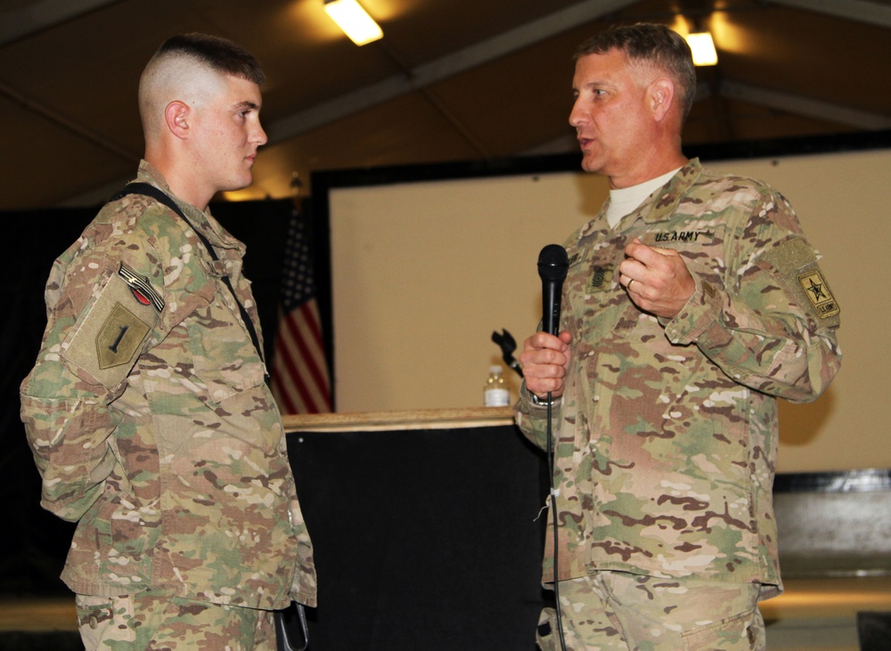 Sgt. Maj. of the Army visits soldiers in Afghanistan