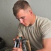 Pfc. Christopher Alexander, slugger gunner
