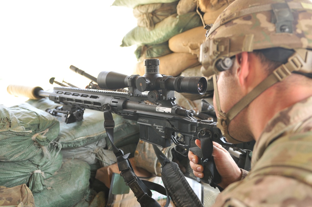 Spc. Landon Roberts, slugger sniper