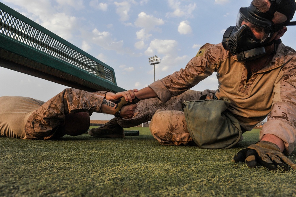 Marine Corps casualty evacuation training