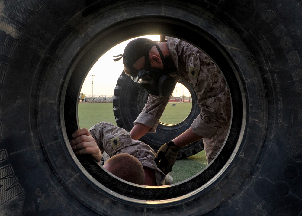 Marine Corps casualty evacuation training