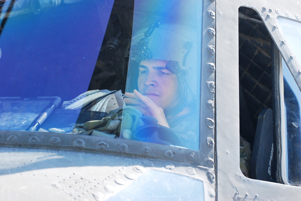 10th Combat Aviation Brigade Chinooks in action