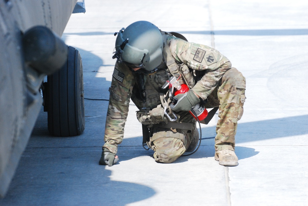 10th Combat Aviation Brigade Chinooks in action