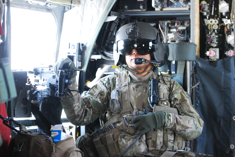 10th Combat Aviation Brigade Chinooks in action