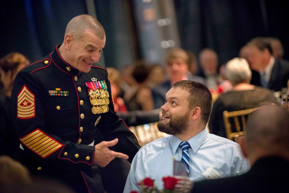 6th annual reception and dinner honoring wounded veterans of Iraq and Afghanistan and their families